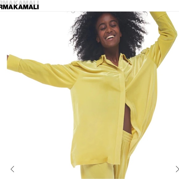 Norma Kamali OVERSIZE BF NK SHIRT Size Medium - Picture 1 of 6